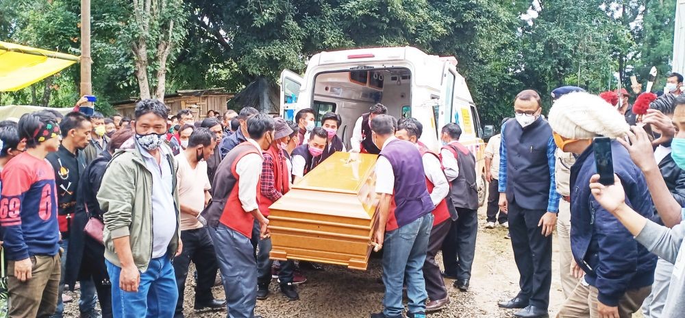 Toshi Wungtung, who breathed his last in New Delhi on July 1, will be laid to rest in his hometown of Shamator in Tuensang district on July 4. (DIPR Photo)